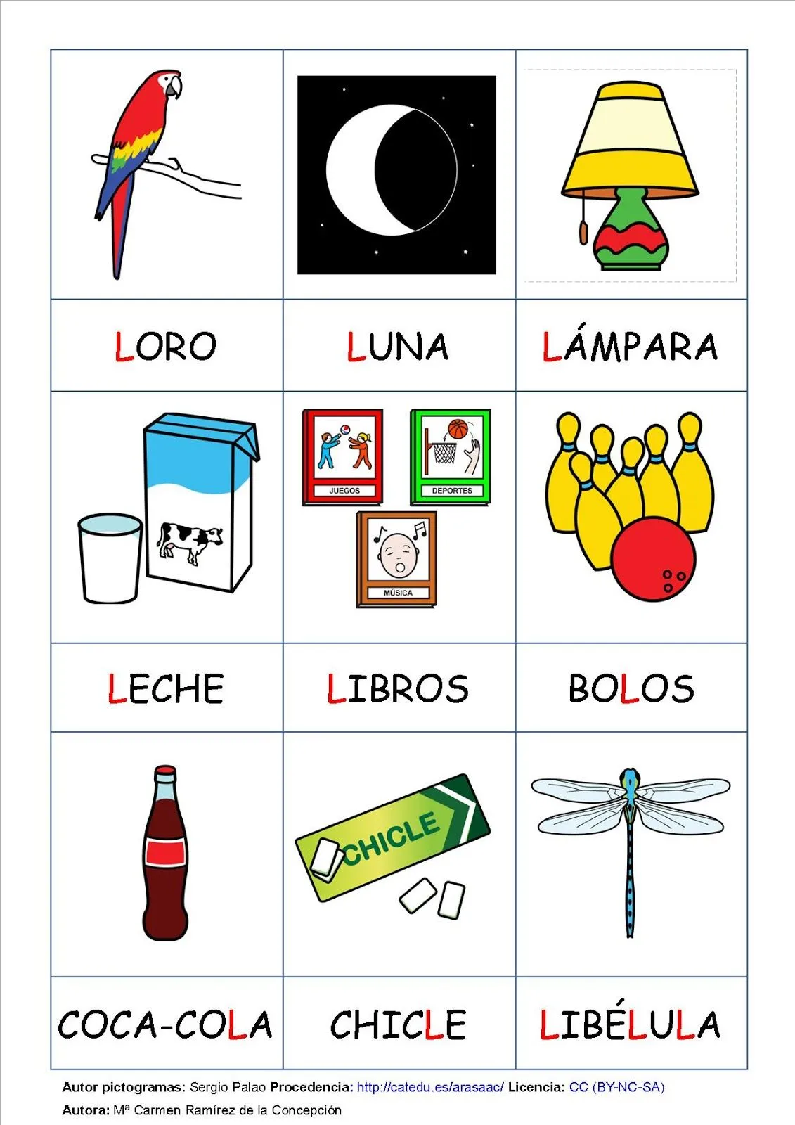 Palabras con la letra l - Imagui