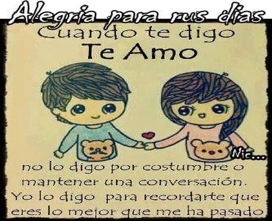 Palabras lindas de amor para enamorar ~ Mensajes de amor