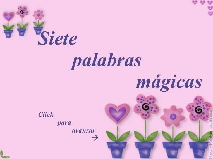 Siete Palabras Magicas