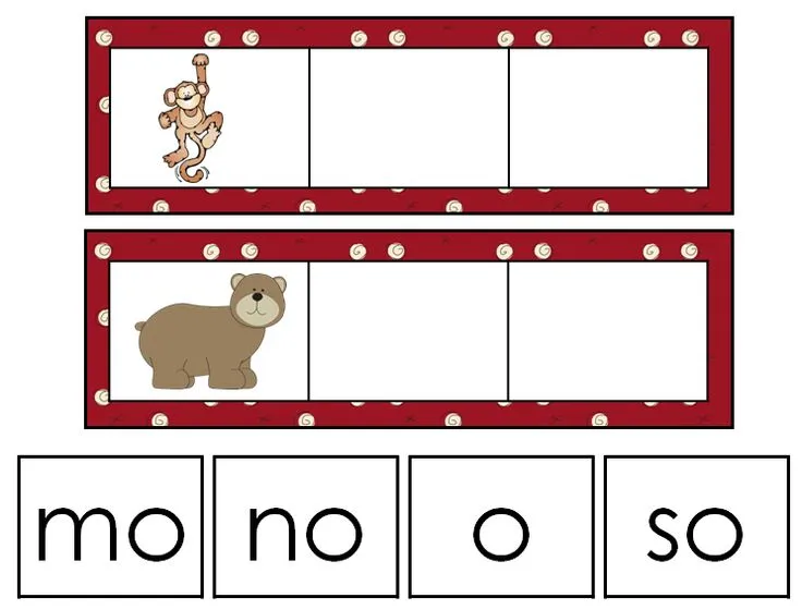 Palabras con o. Aprendiendo a leer sílabas con o. Spanish Syllables Palabras con o. Aprendiendo a leer sílabas con o. Spanish Syllables