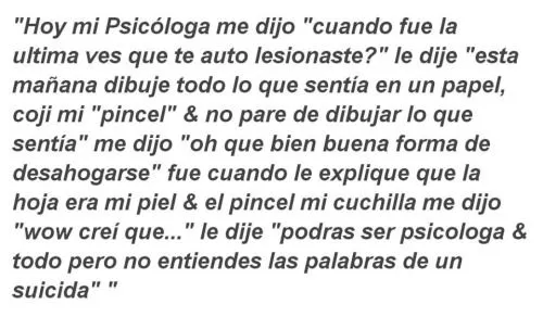 palabras de una suicida | Tumblr