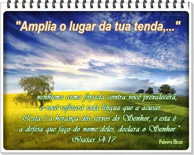 Palavra Eficaz : Relacionamento com Deus -Isaías 54