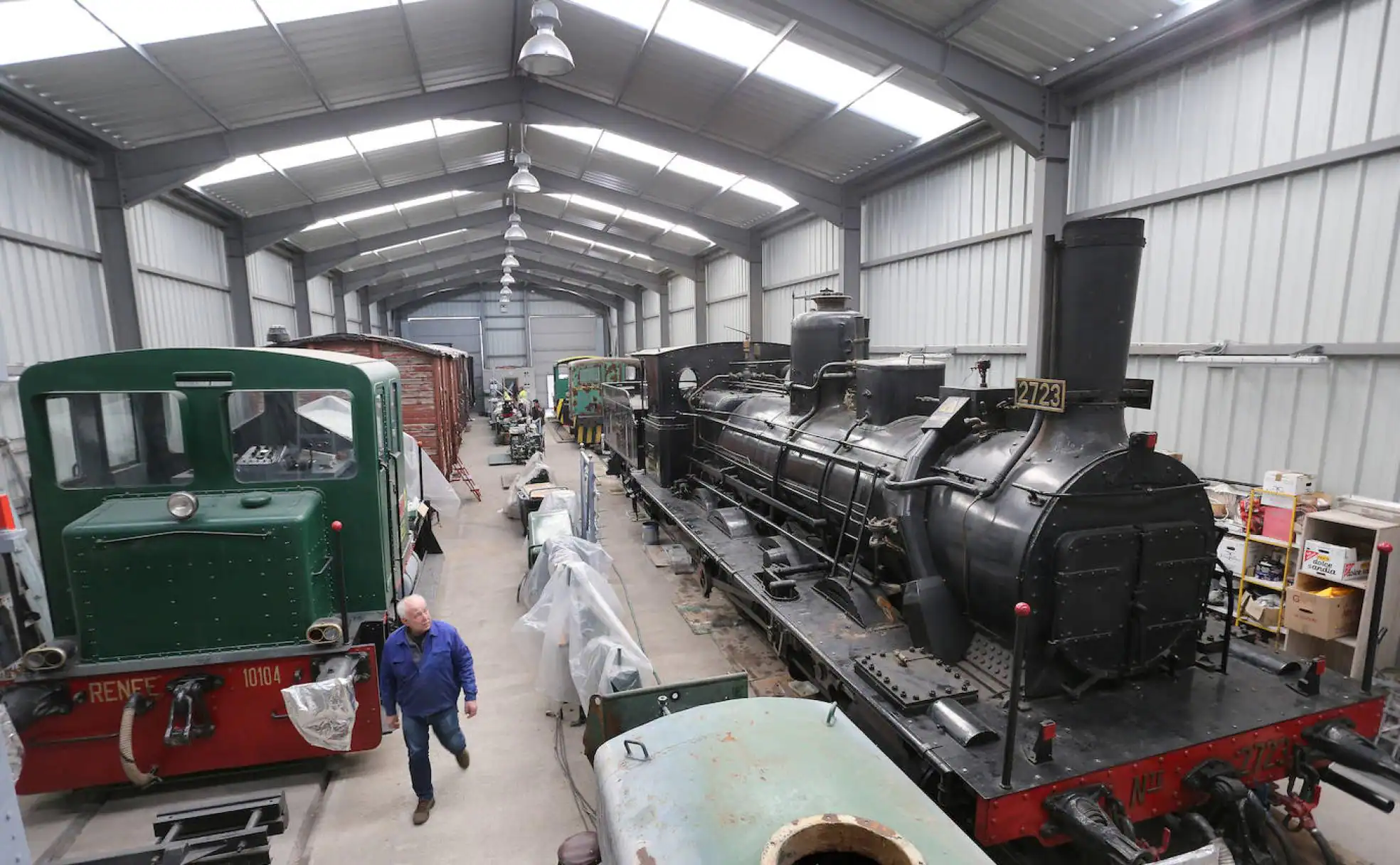Palencia: La Asociación de Venta de Baños de Amigos del Ferrocarril repara y mantiene antiguas máquinas de vapor | El Norte de Castilla Palencia: La Asociación de Venta de Baños de Amigos del Ferrocarril repara y mantiene antiguas máquinas de vapor | El Norte de Castilla