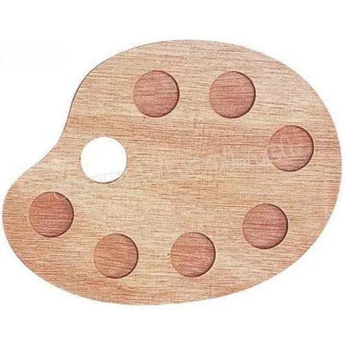 Paleta de madera / aceite de acrílico de la paleta de madera ... Paleta de madera / aceite de acrílico de la paleta de madera ...