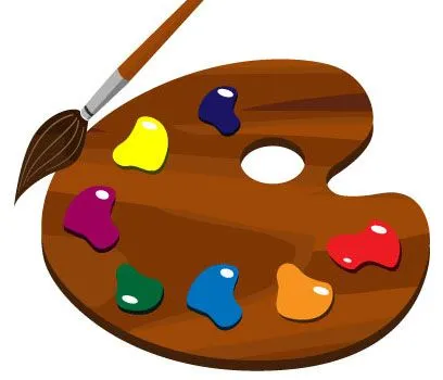 Paleta de pintor - Vectores para Photoshop - El Arte del Diseño Paleta de pintor - Vectores para Photoshop - El Arte del Diseño
