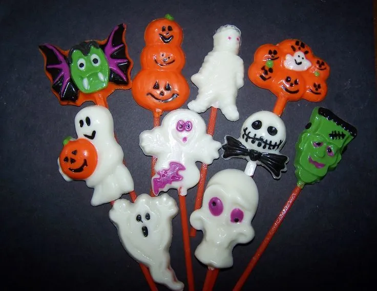 Paletas de Chocolate Halloween https://www.facebook.com ...