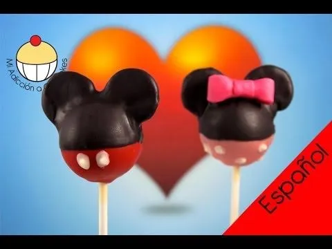 Paletas de Torta de Minie Mouse! Aprende a Hacer Paletas de Torta ...