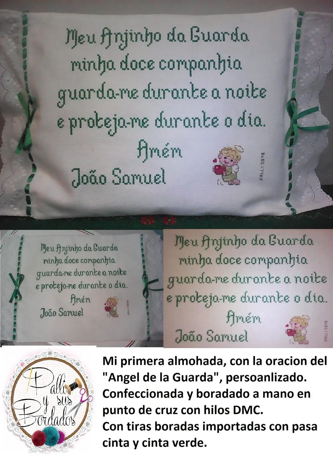 Palli y sus bordados: Nueva Página: Mi primera almohada Palli y sus bordados: Nueva Página: Mi primera almohada