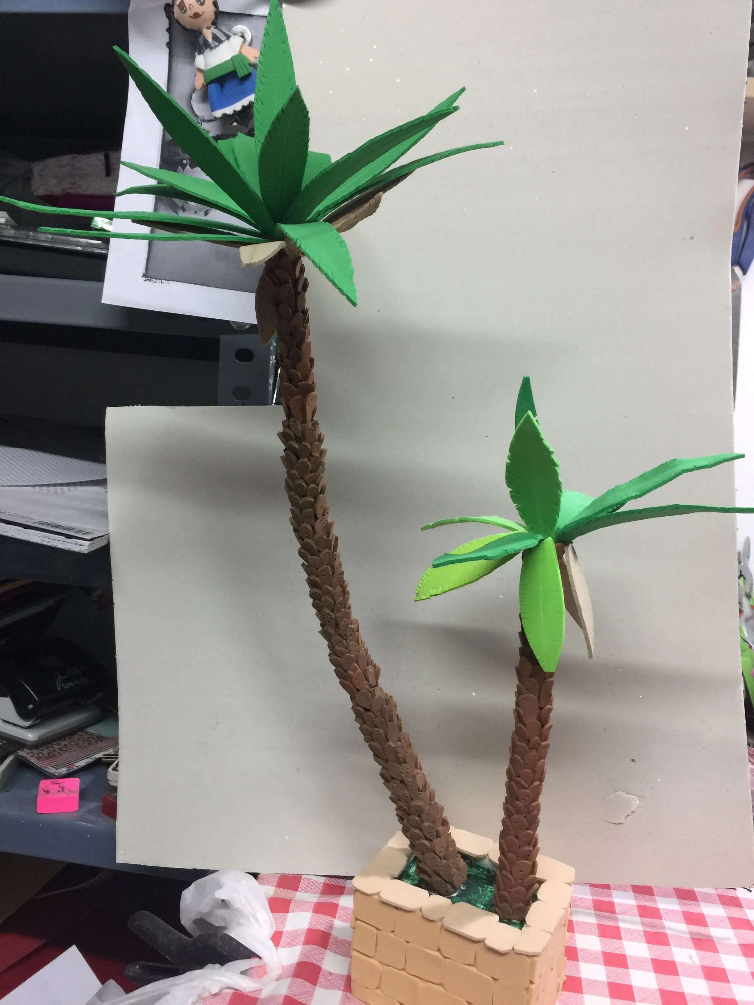 Palmera para Belén / Nacimiento en goma eva. | Goma eva, Gomitas, Belenes Palmera para Belén / Nacimiento en goma eva. | Goma eva, Gomitas, Belenes