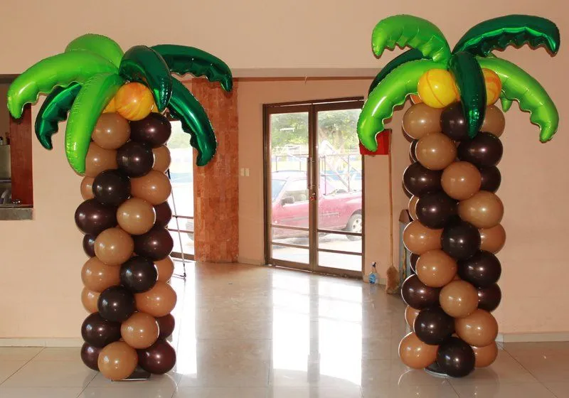 Como hacer una Palmera con Globos para disfrutar en la fiesta