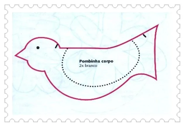 Paloma de la Paz en fieltro | Silvi craft