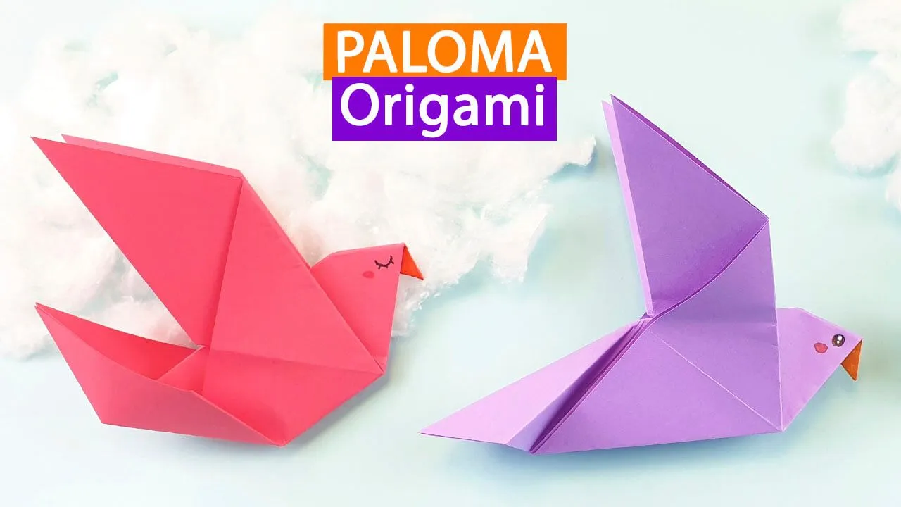 Cómo hacer una paloma de la paz de papel ¡FÁCIL! - Manualidades Play Cómo hacer una paloma de la paz de papel ¡FÁCIL! - Manualidades Play