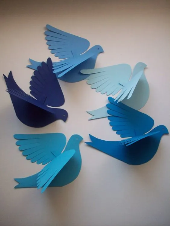 Cómo hacer Palomas de papel para Navidad 2023 - Bricolaje10.com Cómo hacer Palomas de papel para Navidad 2023 - Bricolaje10.com
