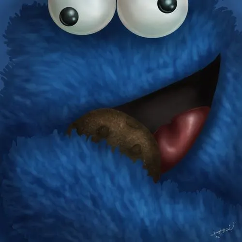 trabajo por pam drago personaje el monstruos come galletas