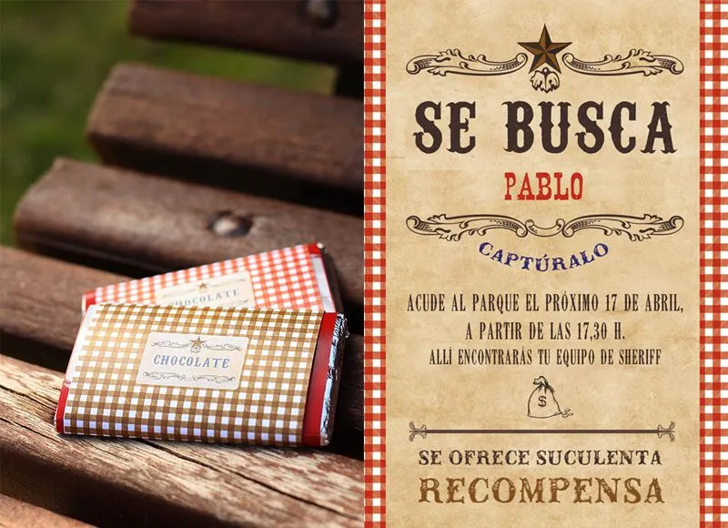 Invitaciónes vaqueras para imprimir gratis - Imagui