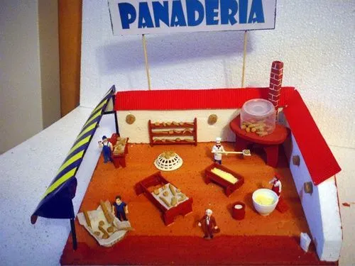 panaderia .- maqueta para alumna de primaria | MAQUETAS ESCOLARES ...