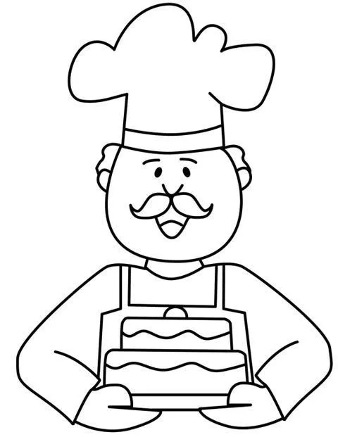 Panadero para colorear | Panadero. Profesiones y oficios ... Panadero para colorear | Panadero. Profesiones y oficios ...