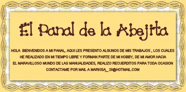 EL PANAL DE LA ABEJITA: PUNTILLAS PARA DECORAR LOS BORDES DE LOS ...