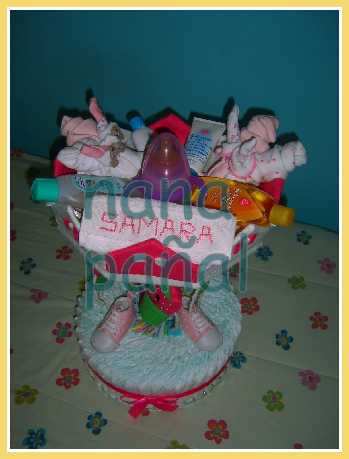 PAÑALES PARA REGALAR: Tiovivo de pañales para Samara PAÑALES PARA REGALAR: Tiovivo de pañales para Samara