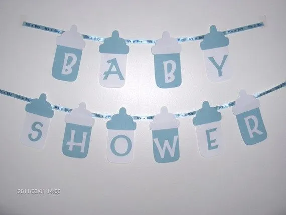 Pancarta de Baby Shower. #DecoracionBabyShower | Baby shower ...