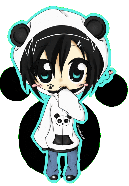 Pics For > Panda Chibi Girl | Chibi girl | Pinterest | Chibi ...