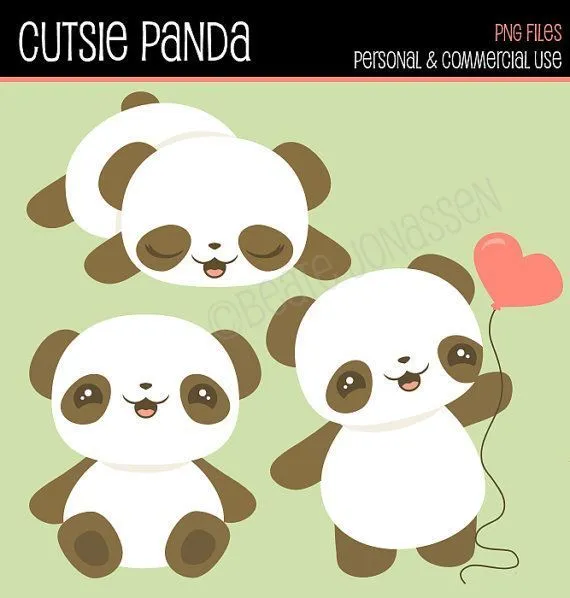 pandas que bellos !!! | DIBUJOS KAWAII | Pinterest | Pandas