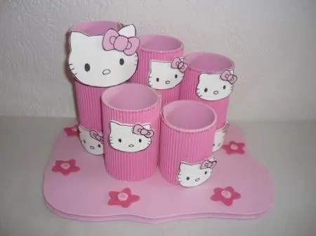 Como hacer un cotillon de Hello Kitty en foami - Imagui Como hacer un cotillon de Hello Kitty en foami - Imagui