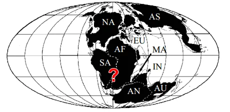 Pangea para colorear - Imagui