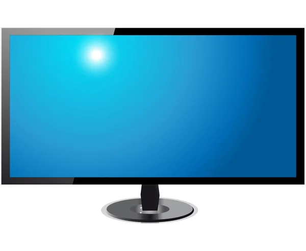 Pantalla de TV que HD aisladas sobre fondo blanco - ilustración ... Pantalla de TV que HD aisladas sobre fondo blanco - ilustración ...