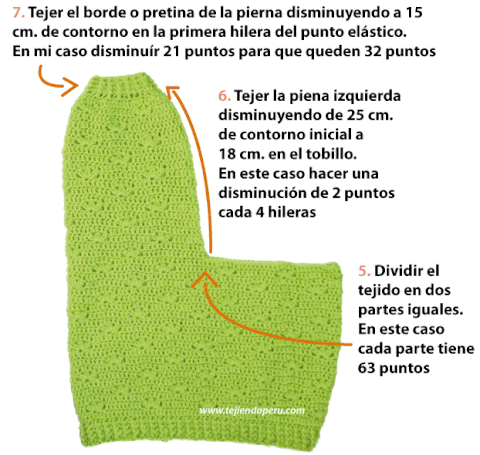Pantalón para bebé - Tejiendo Perú