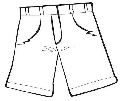 Pantalon corto dibujo - Imagui