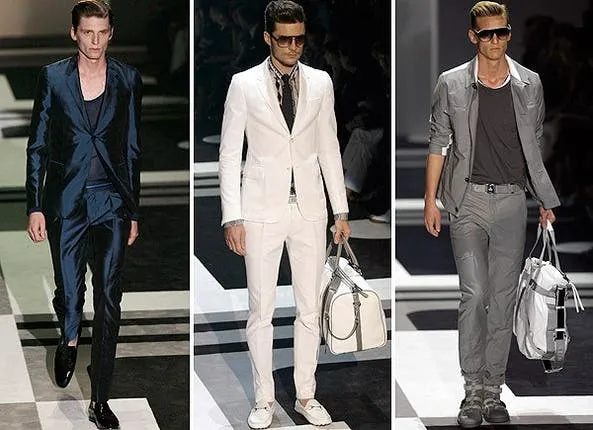 Pantalón corto con saco de vestir, la tendencia masculina en Milán ... Pantalón corto con saco de vestir, la tendencia masculina en Milán ...