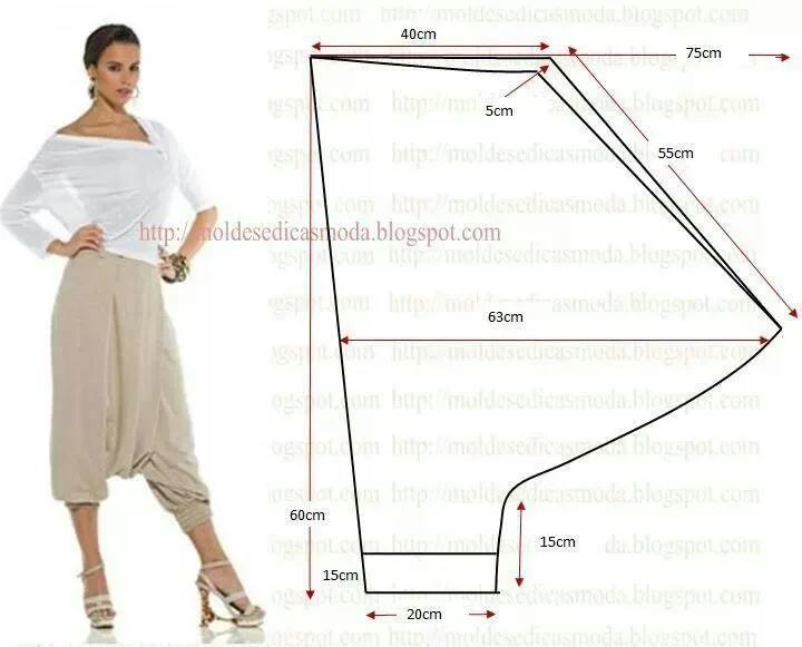 Pantalon | MOLDES ROPA Y OTROS | Pinterest