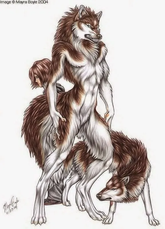 Panteón de Juda: Dibujos de hombre lobo