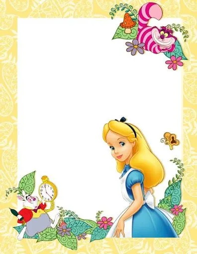 PANTILLAS DE CARTAS DISNEY PARA NIÑOS