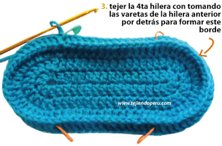 Pantuflas para damas - Tejiendo Perú