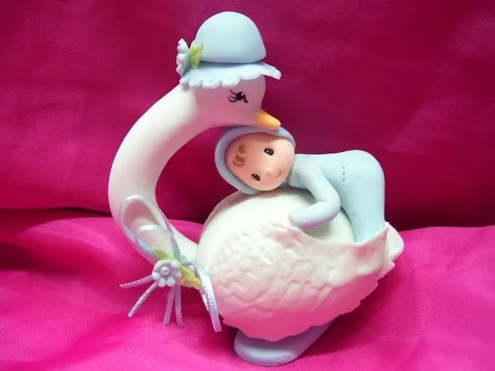 Imagenes de cigueñas en porcelana fria - Imagui