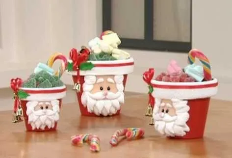 papa noel en porcelana fria utilisima - Buscar con Google ...