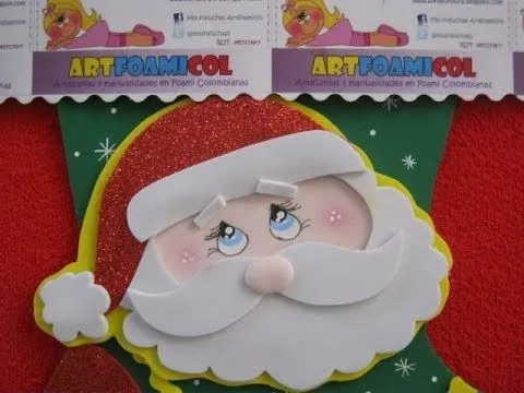 COMO HACER PAPA NOEL O SANTA CLAUS CON MOLDES PARA BOTA NAVIDEÑA ... COMO HACER PAPA NOEL O SANTA CLAUS CON MOLDES PARA BOTA NAVIDEÑA ...