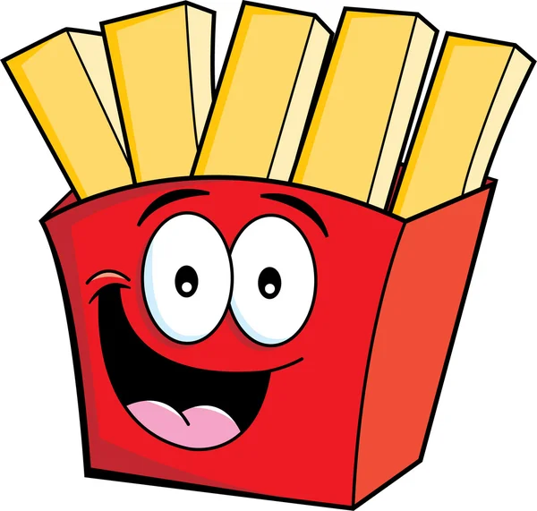 Papas a la francesa de dibujos animados — Vector stock © kenbenner ... Papas a la francesa de dibujos animados — Vector stock © kenbenner ...