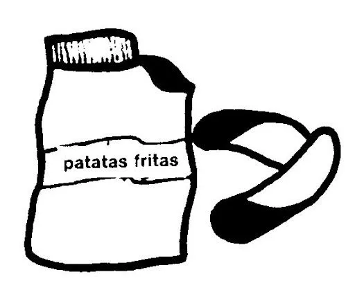 Papas fritas para colorear e imprimir - Imagui