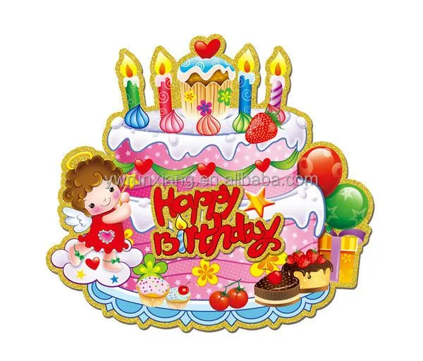 De papel 3d feliz cumpleaños pegatinas de brillo, pegatinas de ... De papel 3d feliz cumpleaños pegatinas de brillo, pegatinas de ...