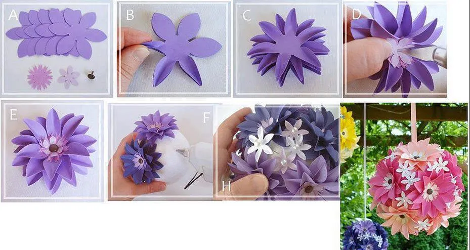 Papel: adornos, flores, mariposas y hasta vestidos ... Papel: adornos, flores, mariposas y hasta vestidos ...