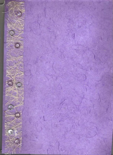 Papel artesanal de seda para scrapbooking com enfeites e abaca ...