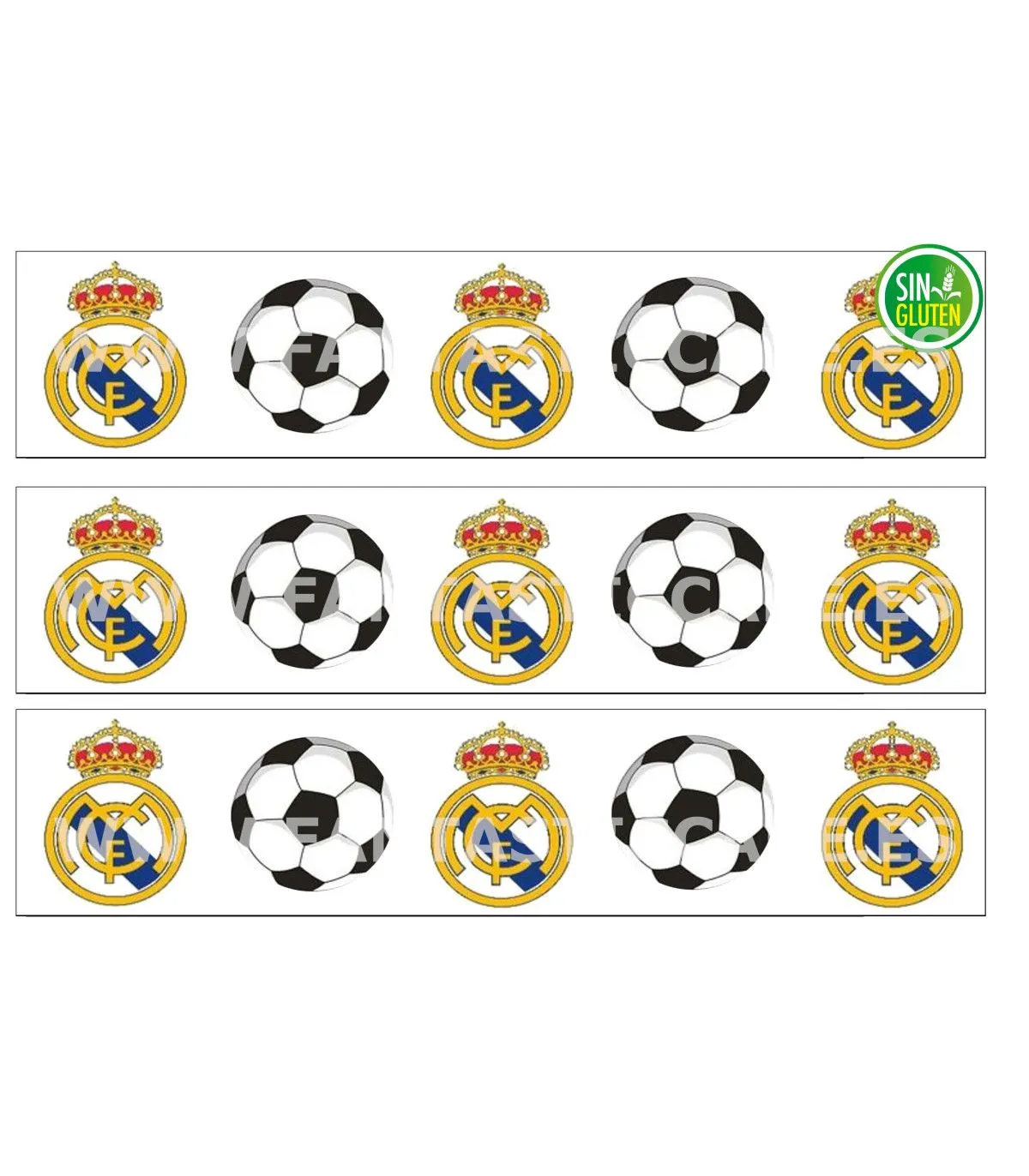 Papel de azúcar Real Madrid Nº FJ6- Fantastic Cake Papel de azúcar Real Madrid Nº FJ6- Fantastic Cake