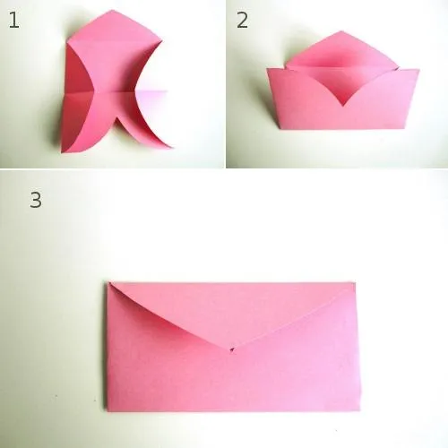 Como hacer un sobre de papel paso a paso - Imagui