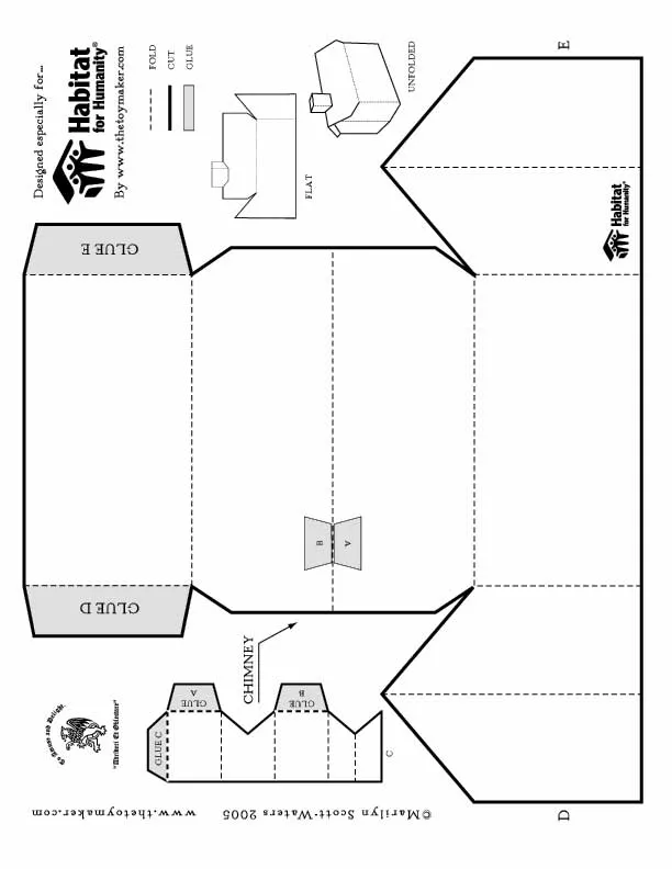 TODO CON PAPEL : Casas navideñas para armar TODO CON PAPEL : Casas navideñas para armar