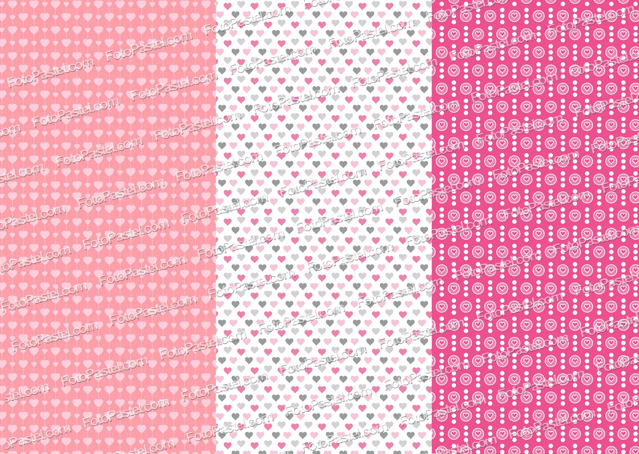 Papel comestible FPB03 Fondo 3 - 1 hoja con 3 fondos - FPB03