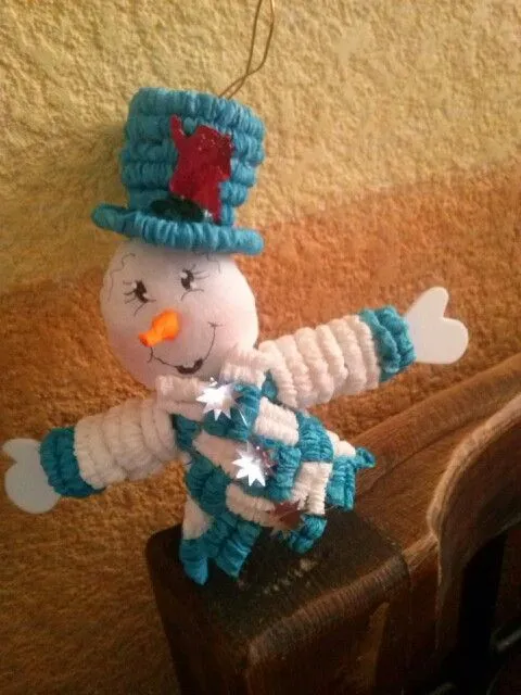 Papel crepe *Muñeco de Nieve* | Crepe | Pinterest