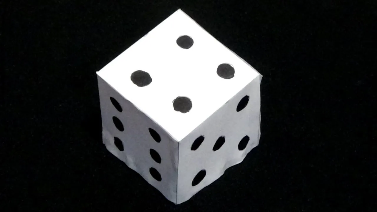 COMO HACER UN DADO DE PAPEL - ORIGAMI - YouTube COMO HACER UN DADO DE PAPEL - ORIGAMI - YouTube